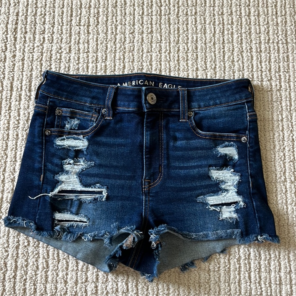 American Eagle Dark Denim Shorts